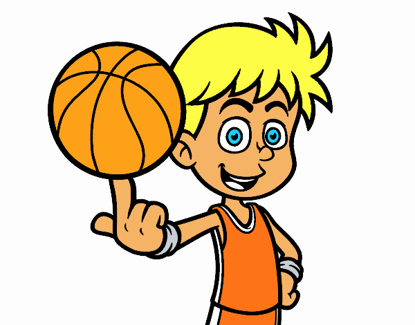 Jugador de baloncesto junior