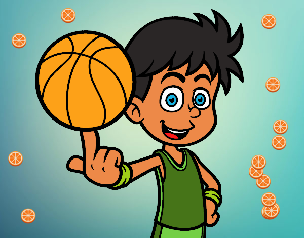 Jugador de baloncesto junior