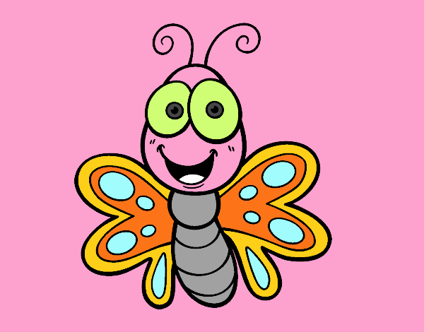 Mariposa sonriente