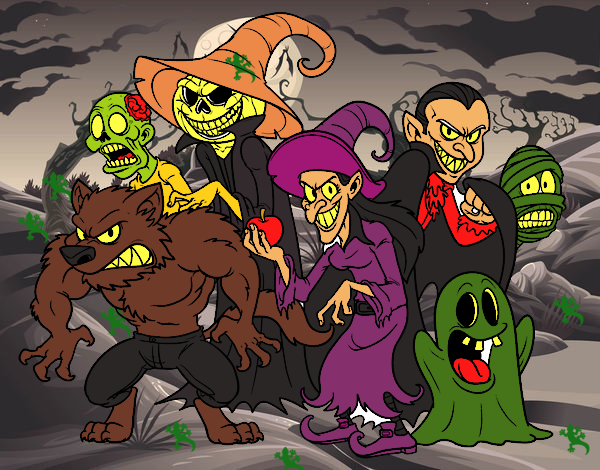 Monstruos de Halloween