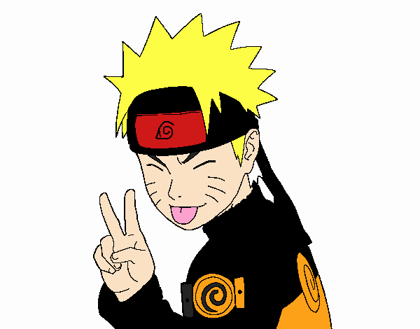 Naruto sacando lengua