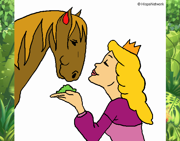 Princesa y caballo