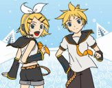 Rin y Len Kagamine Vocaloid