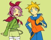 Rin y Len Kagamine Vocaloid