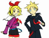 Rin y Len Kagamine Vocaloid