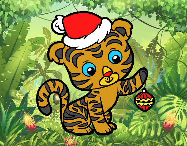 Tigre navideño