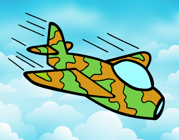 AVIÓN CAMUFLADO