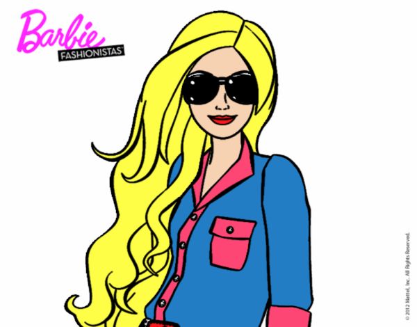 Barbie con gafas de sol