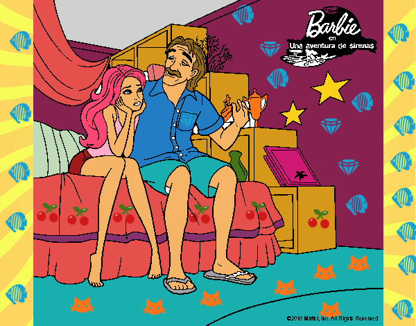 Barbie con su padre