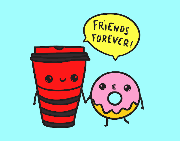 Café y donut