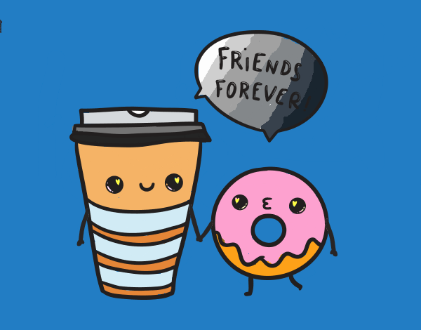 Café y donut