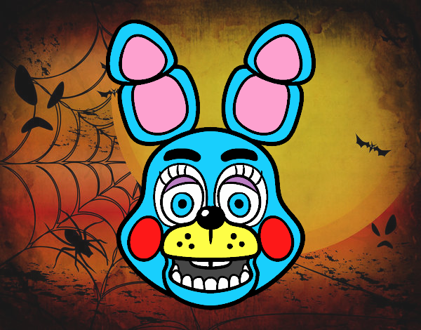 Cara de Toy Bonnie de Five Nights at Freddy's