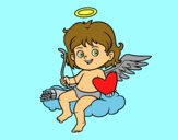 Cupido en una nube