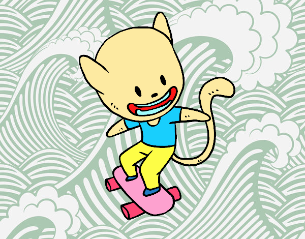 Gato skater