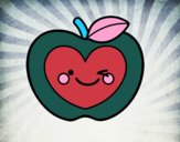 Manzana corazón