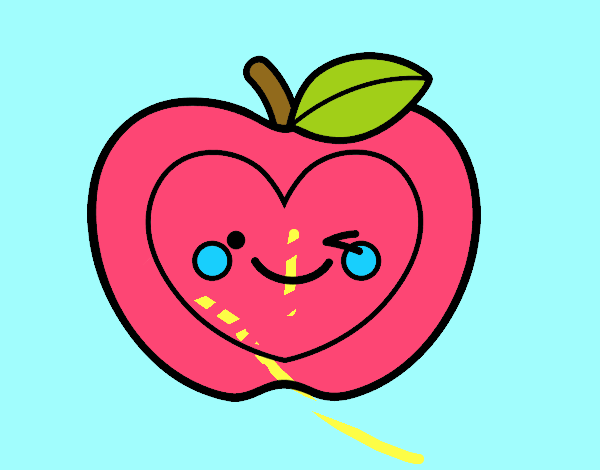 Manzana corazón