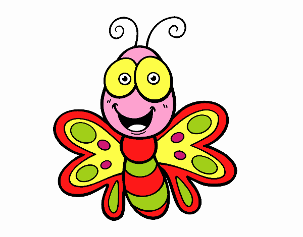 Mariposa sonriente