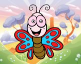 Mariposa sonriente