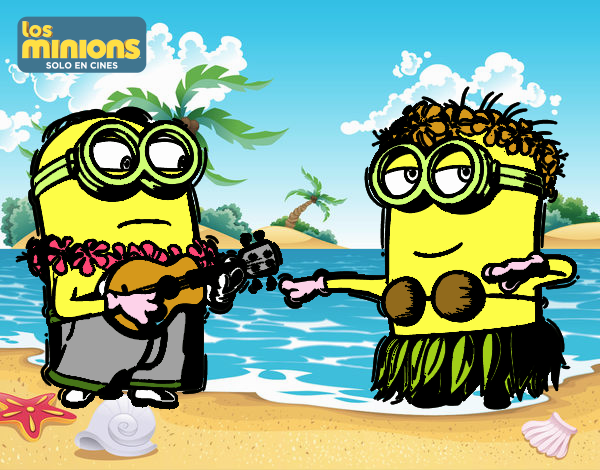 Minions-Dave y Phil:practicando el mapale