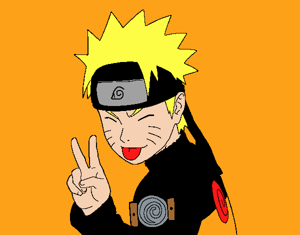 Naruto sacando lengua