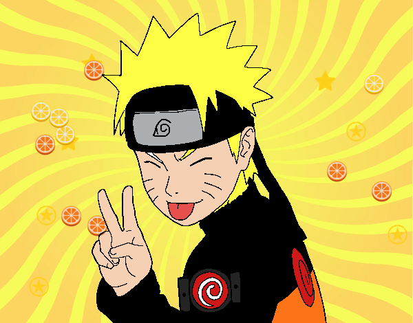 Naruto sacando lengua