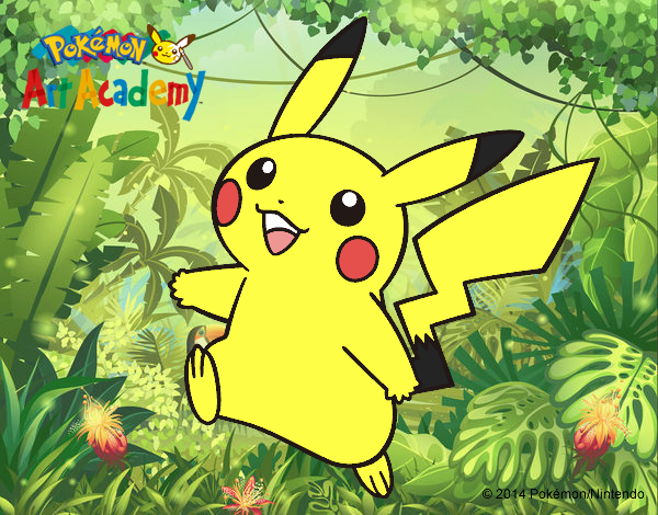 Pikachu en Pokémon Art Academy