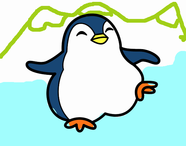 Pingüino bailando