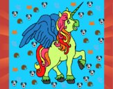 Unicornio con alas