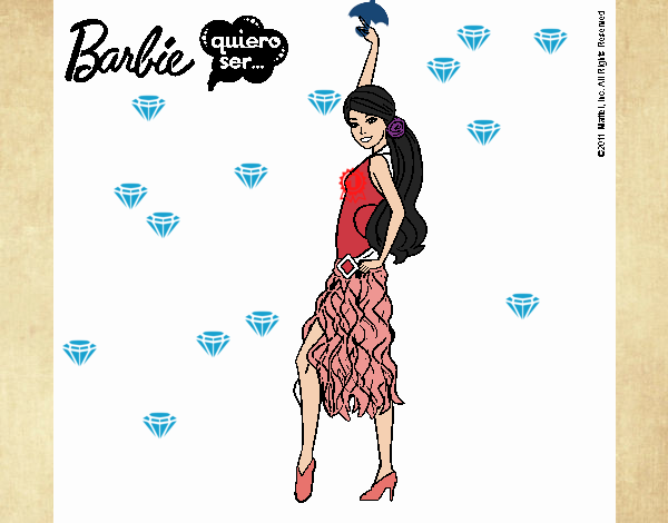 Barbie flamenca