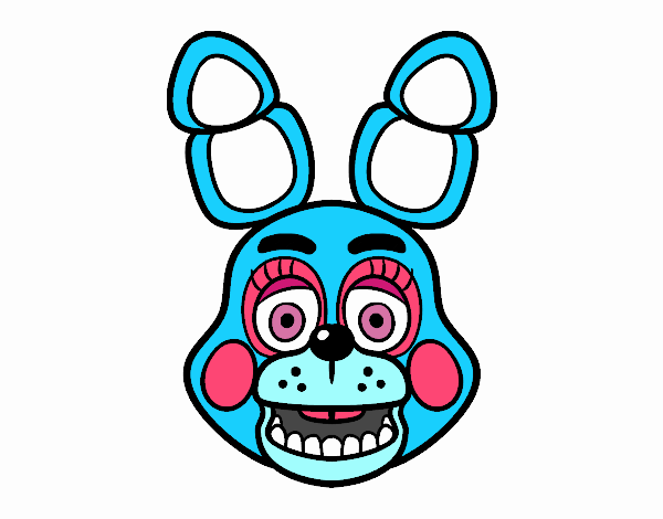 Cara de Toy Bonnie de Five Nights at Freddy's