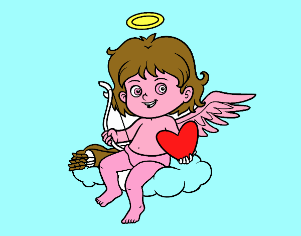 Cupido en una nube