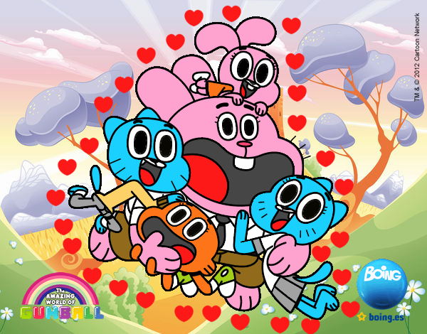 Gumball y amigos contentos