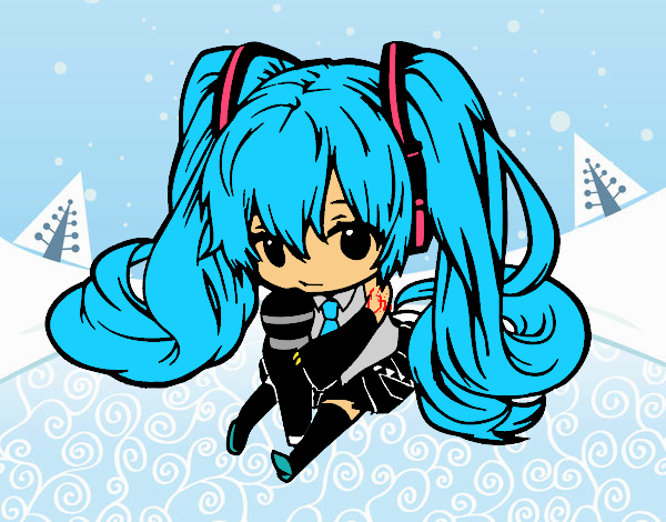 Miku Chibi vocaloid