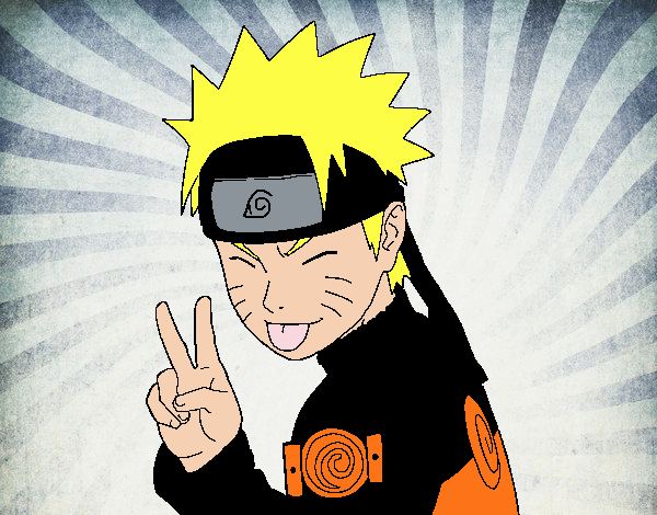 Naruto sacando lengua