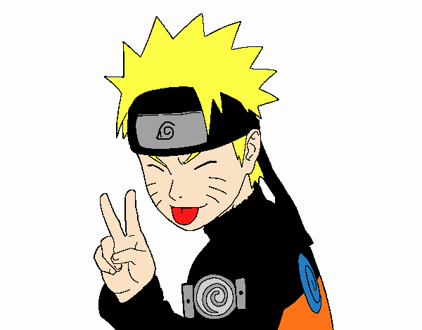 Naruto sacando lengua