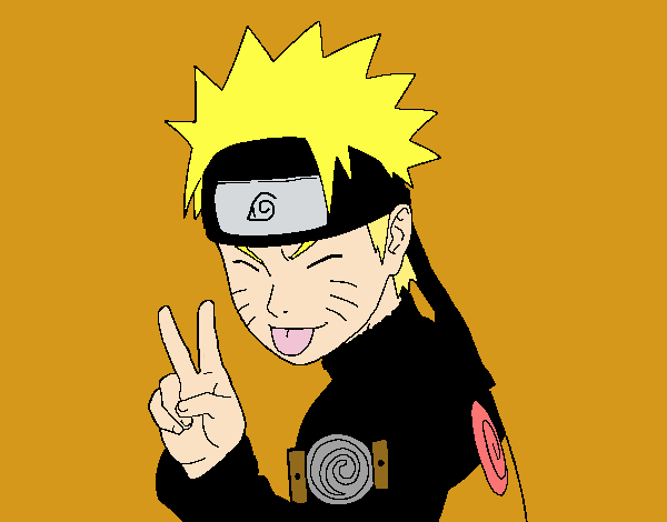 Naruto sacando lengua