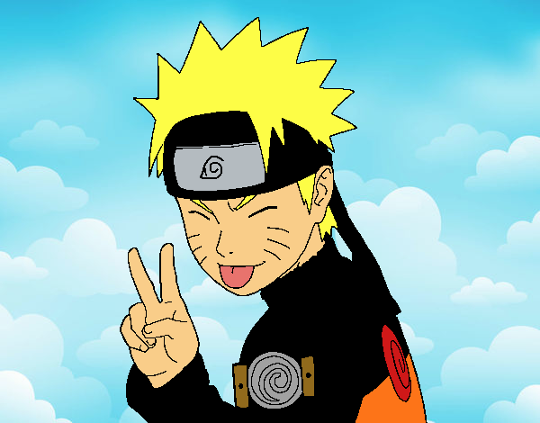 Naruto sacando lengua