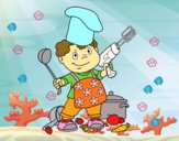 Niño cocinero