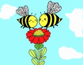 Pareja de abejas