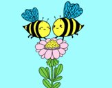 Pareja de abejas