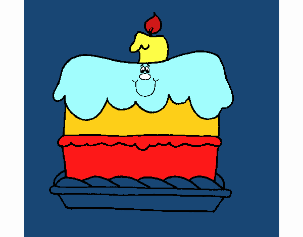 Pastel de cumpleaños