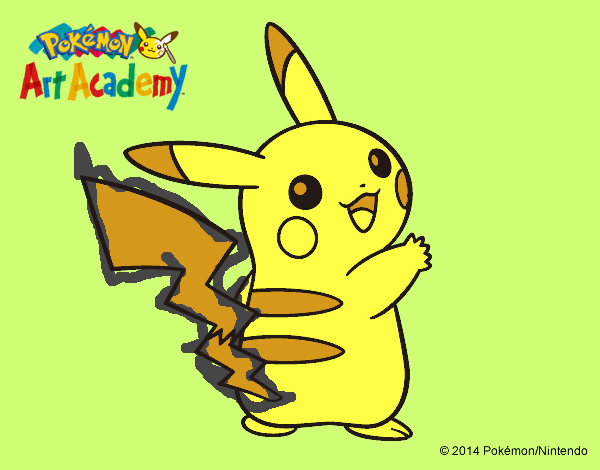 Pikachu de espaldas