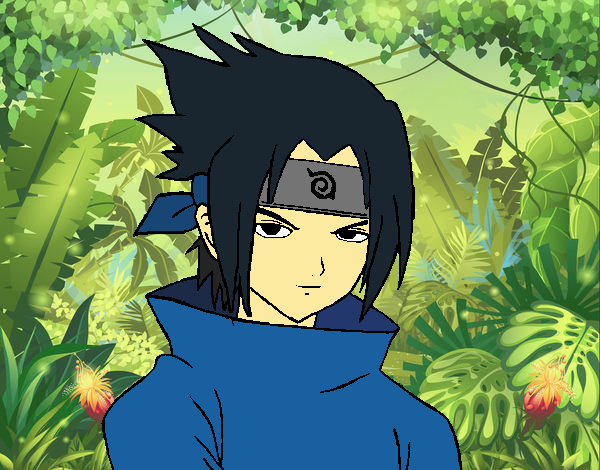 Sasuke enfadado