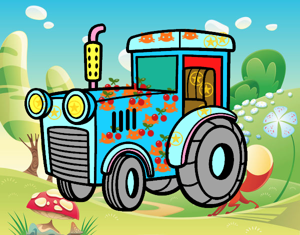 Un tractor