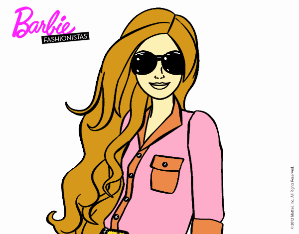 Barbie con gafas de sol