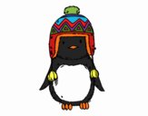 Bebé pingüino con gorrito