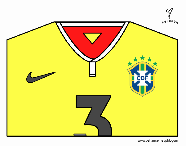 Camiseta del mundial de fútbol 2014 de Brasil