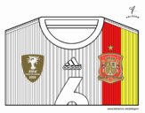 Camiseta del mundial de fútbol 2014 de España