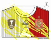 Camiseta del mundial de fútbol 2014 de España