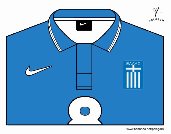 Camiseta del mundial de fútbol 2014 de Grecia